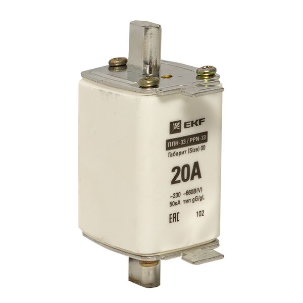 Плавкая вставка ППН-33 160/ 20А габарит 00 EKF