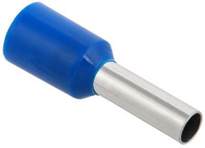 Наконечник НШВИ   2,50-8 Наконечник-гильза Е2508 2,5мм2 (синий, 20шт) IEK