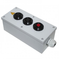 Пост упр-я ПКУ-15-21.131-54У2 (2*КЕ081/2(1з+1р) черн.+ 1*КЕ081/2(1з+1р) красн.+ PG-19) (ЭТ)