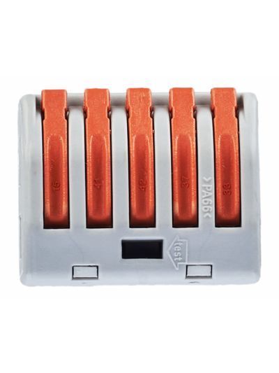 Строительно-монтажная клемма СМК 222-415 многоразовая (4шт/упак) IEK