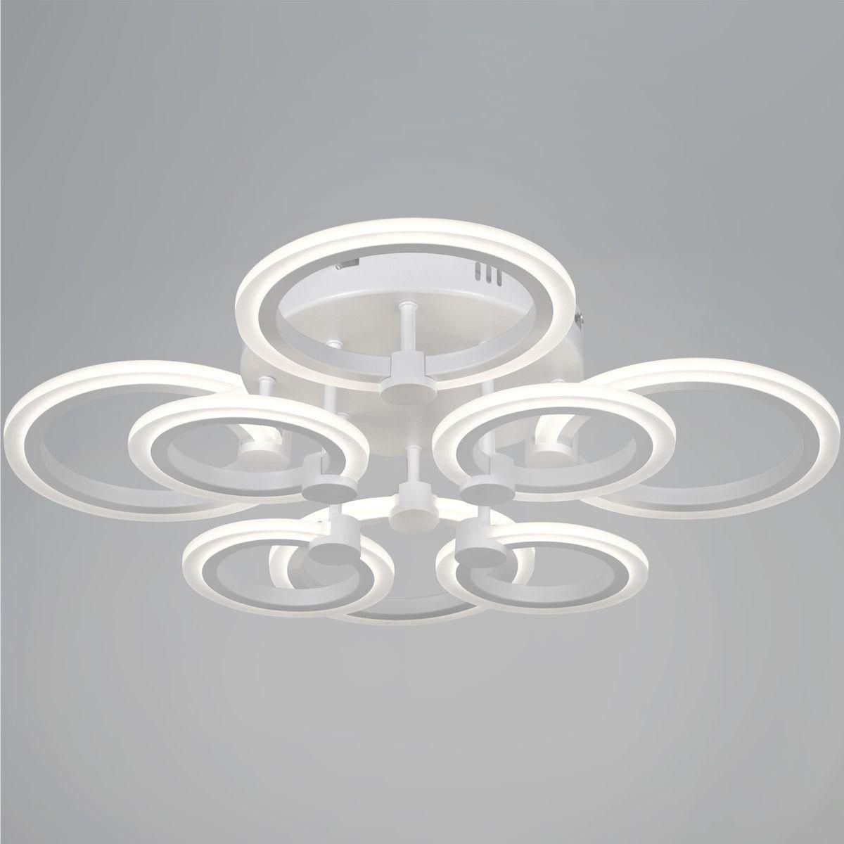 Потолочная светодиодная люстра Reluce 09502-0.3-4+4 WH