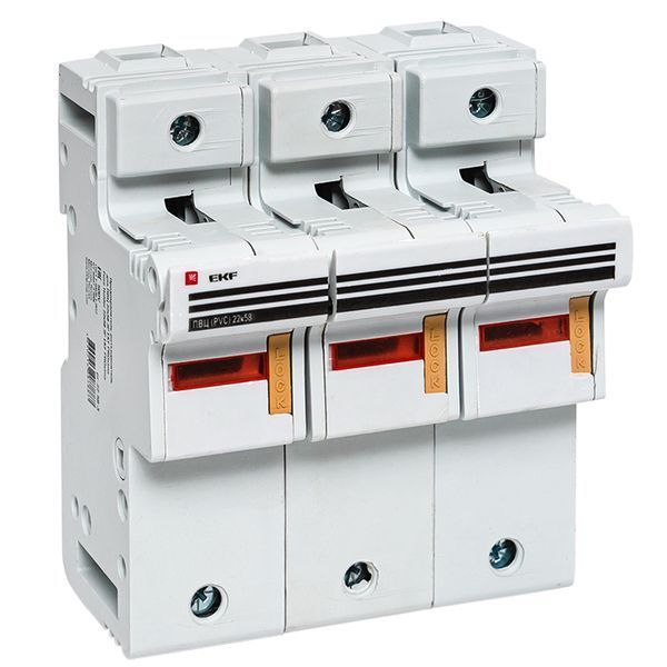Предохранитель-разъединитель для ПВЦ 22x58 3P (с индикацией) EKF