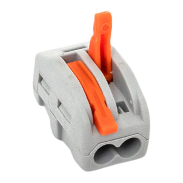 Клемма СМК 222-412 с рычагом 2 отверстия 0,08-2,5(4,0) мм2 EKF PROxima