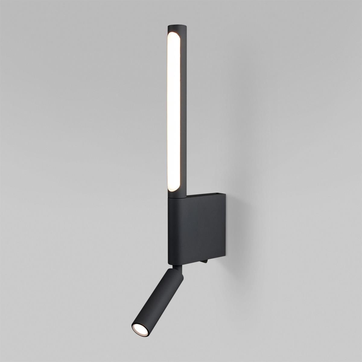 Настенный светодиодный светильник Elektrostandard Sarca LED черный 4000К 40111/LED a063692