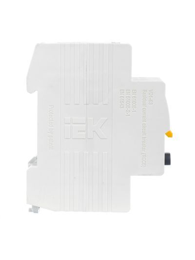 Выключатель дифференциальный (УЗО) ВД1-63 2Р 16А 10мА IEK