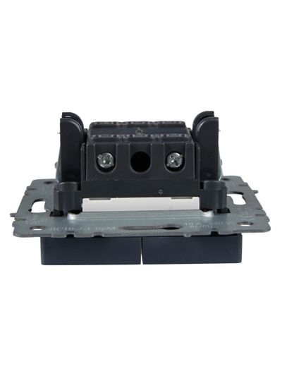 BRITE Выключатель 2-клавишный с индикацией 10А ВС10-2-1-БрМ маренго IEK