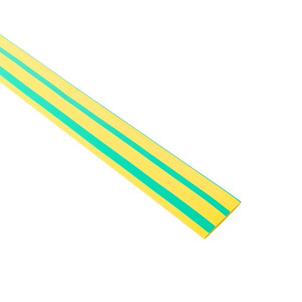 Термоусаживаемая трубка ТУТ нг 30/15 желто-зеленая в отрезках по 1м EKF PROxima