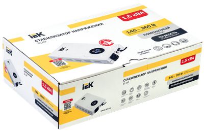 Стабилизатор напряжения настенный SLIM 1,5кВА IEK