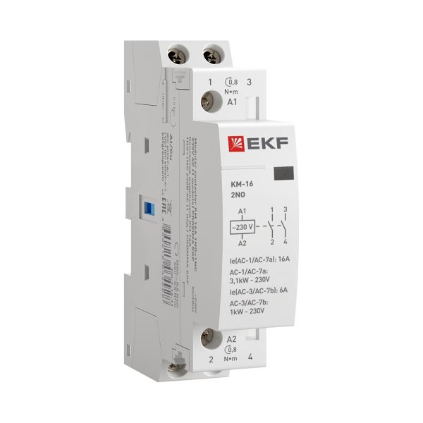 Контактор модульный КМ 16А 2NО (1 мод.) EKF PROxima