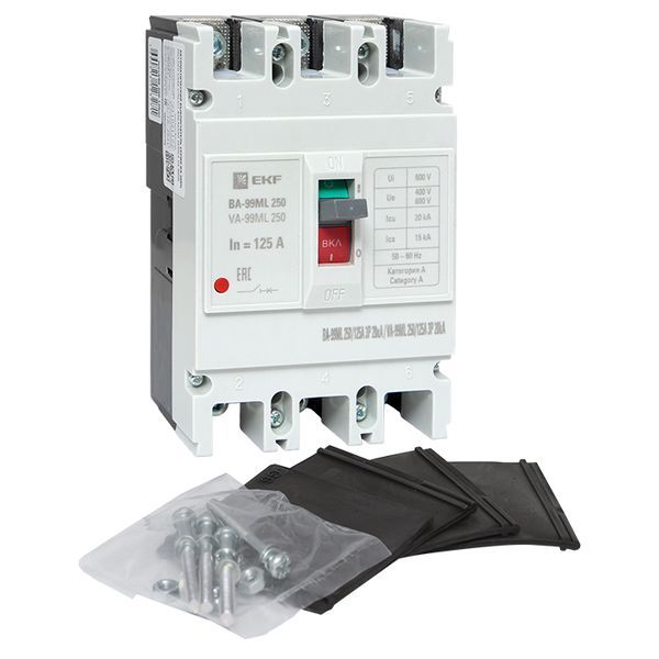 Автоматический выключатель ВА-99МL 250/160А 3P 20кА EKF Basic