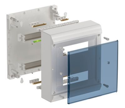 PRIME Корпус пластиковый ЩРН-П-24 модуля навесной белый IP41 IEK