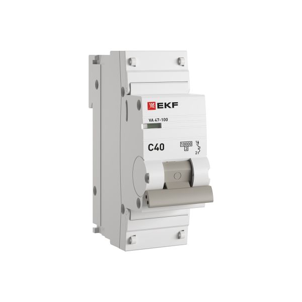 Автоматический выключатель ВА 47-100 1P 40А (C) 10kA PROXIMA EKF