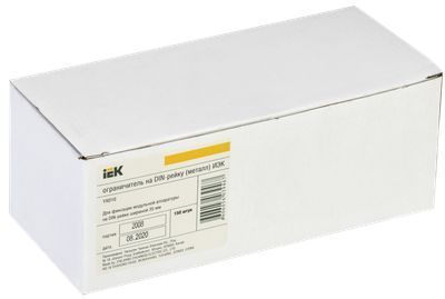 Ограничитель на DIN-рейку (металл) IEK