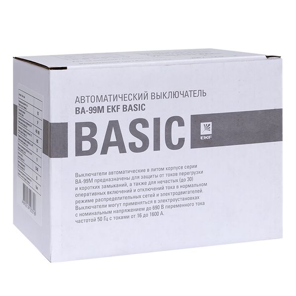 Автоматический выключатель ВА-99МL 100/ 63А 3P 18кА EKF Basic