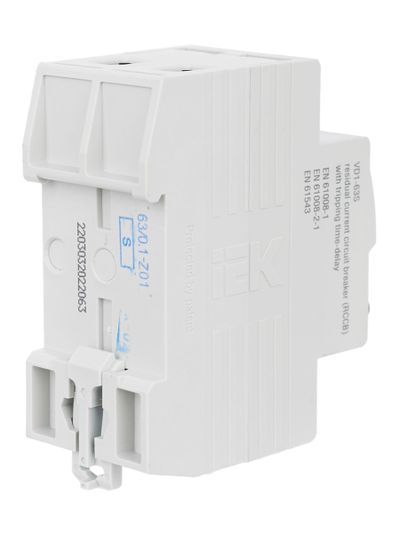 Выключатель дифференциальный (УЗО) ВД1-63S 2Р 63А 100мА IEK