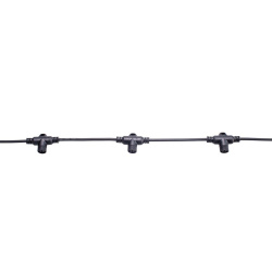 Провод-шина для гирлянд Uniel UCX-F90 T10/2M/BK UL-00013219