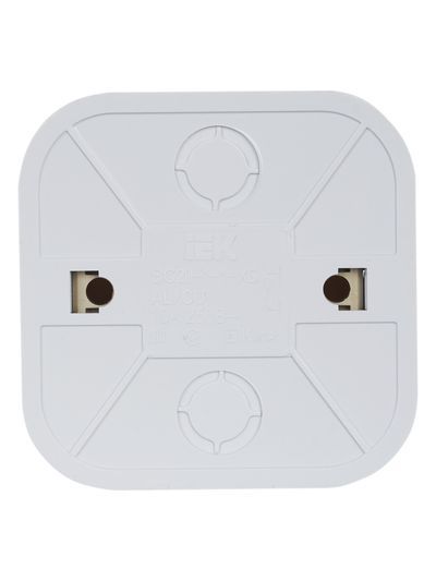 GLORY Выключатель 1-клавишный для открытой установки с индикацией ВС20-1-1-ХБ белый IEK