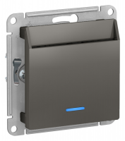 Выключатель карточный SE AtlasDesign, сталь