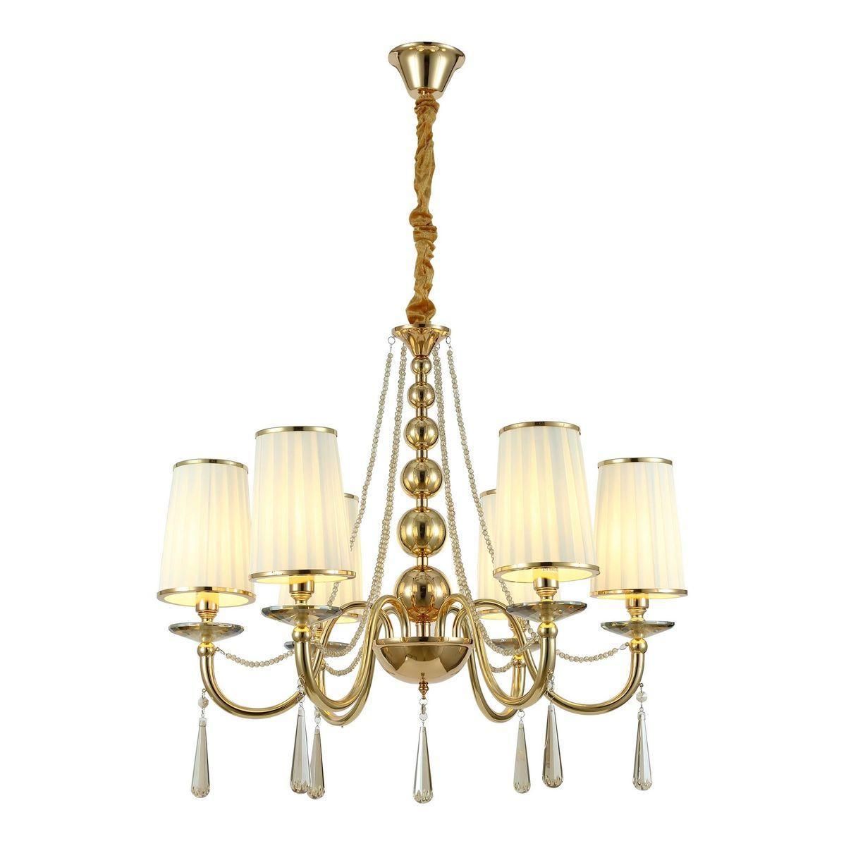 Подвесная люстра Lumina Deco Fabione LDP 1200-6 F.GD