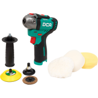 Аккумуляторная полировальная машина (мини) DCA без аккумулятора и ЗУ ADSP75 (TYPE Z)