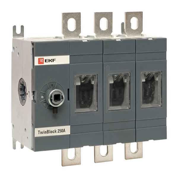 Рубильник  250A 3П б/рукоятки упр-я TwinBlock EKF