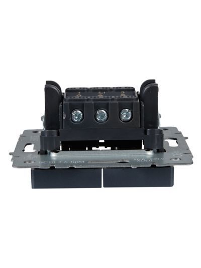 BRITE Выключатель 2-клавишный проходной 10А ВС10-2-6-БрМ маренго IEK