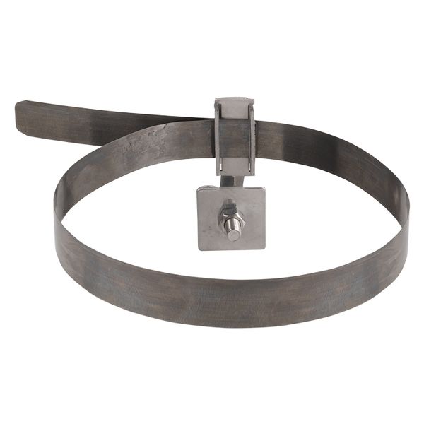 Держатель для труб универсальный D=(0-200) мм CZ полоса нерж. cталь EKF PROxima