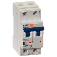 Выключатель автоматический модульный OptiDin BM63-2C10-DC-УХЛ3 (Новый)