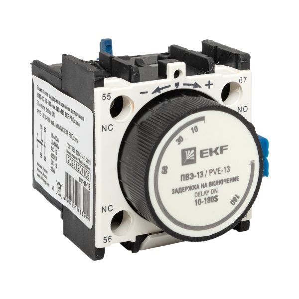 Приставка  EKF  ПВЭ-13 10-180 сек NO+NC