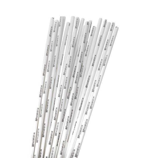 Термоусаживаемая трубка ТУТ нг 4/2 белая в отрезках по 1м EKF PROxima