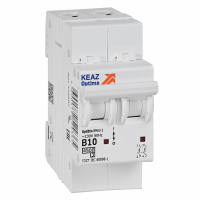 Выключатель автоматический модульный OptiDin BM63-2B10-4,5-УХЛ3 в комплекте 2 заглушки