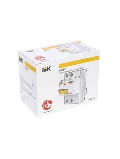 KARAT Дифференциальный автомат АД12 2P 40А 30мА тип AC IEK
