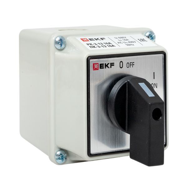 Переключатель кулачковый ПК-3-13 16А 3P "ВКЛ-ВЫКЛ" IP54 EKF PROxima