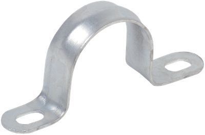 ELASTA Скоба металлическая двухлапковая d=12-13мм с крепежным отверстием 6х4 IEK