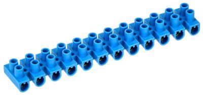 Зажим контактный винтовой ЗВИ-10 н/г 2,5-6мм2 12пар синий IEK