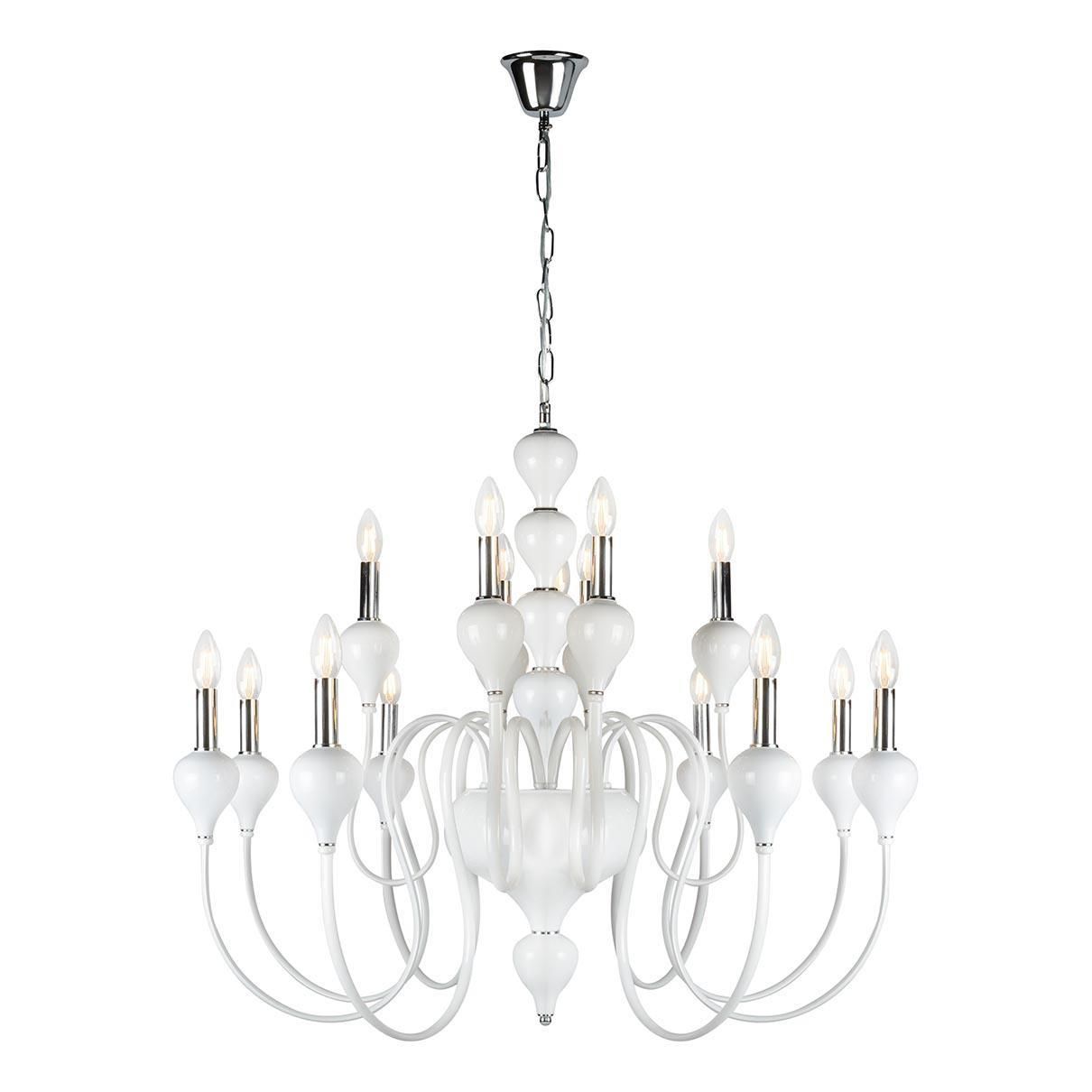 Подвесная люстра iLamp Lady 88003-10+5 WH