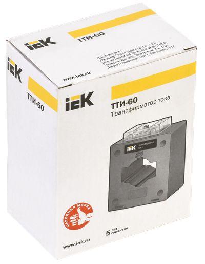 Трансформатор тока ТТИ-60 750/5А 15ВА 0,5 IEK
