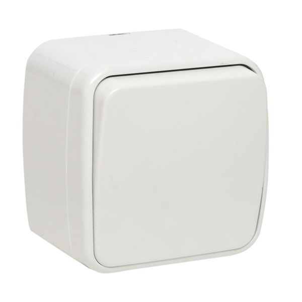 Минск Выключатель 1-клавишный ОП 10А белый EKF Basic