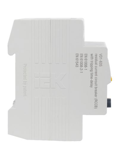 Выключатель дифференциальный (УЗО) ВД1-63S 4Р 40А 100мА IEK