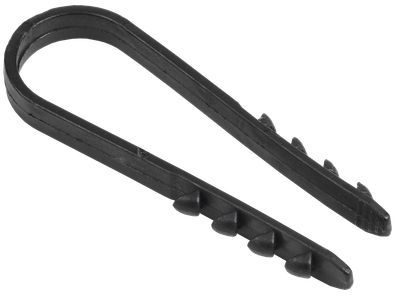 Дюбель-хомут  11-18 круглый черный нейлон (уп. 100шт) ИЭК