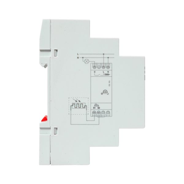 Фотореле на DIN-рейку с выносным датчиком (ФР) 2-100Лк 25А 3000Вт EKF PROxima