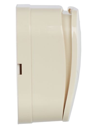 GLORY Выключатель 1-клавишный для открытой установки проходной 10А ВСп10-1-0-ХК кремовый IEK