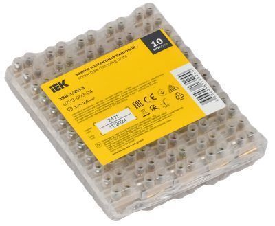 Зажим винтовой ЗВИ  3 1,0-2,5mm 12пар IEK