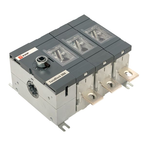 Рубильник 200A 3P без рукоятки управления TwinBlock EKF