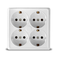 UNIVersal  Олимп  Бел. Роз. 4-ая с з/к Квадрат 16А 220В ОП 1165