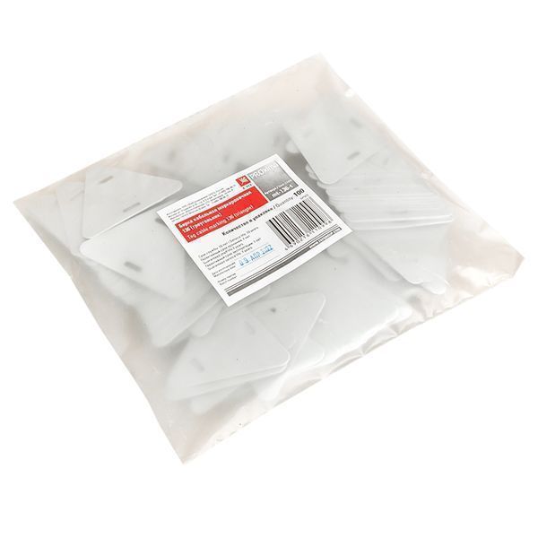 Бирка кабельная маркировочная У-136 (100шт.) треугольник EKF PROxima