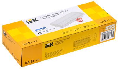 Светильник аварийный ДПА 5030-3 постоянный 3ч IP20 IEK