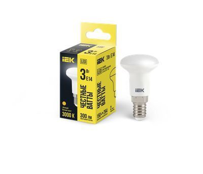 Лампа светодиодная R39 рефлектор 3Вт 230В 3000К E14 IEK