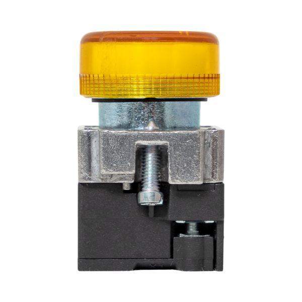 Лампа сигнальная BV65 желтая EKF