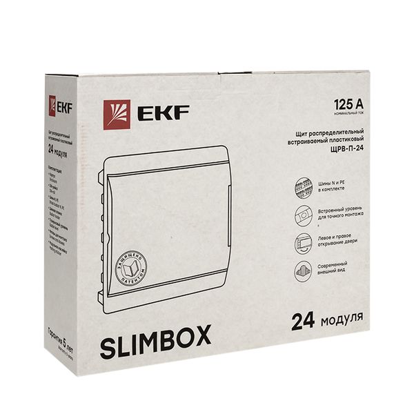 Щит распред. встраиваемый ЩРВ-П-24 "SlimBox" IP41 EKF